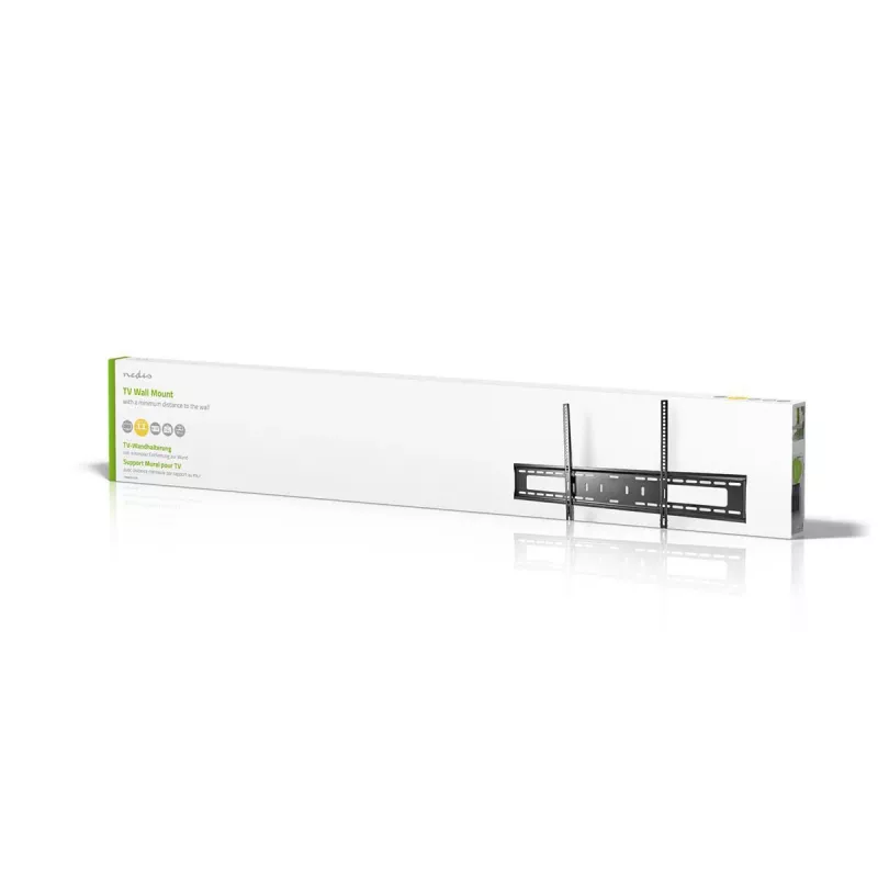 Nedis soporte de pared fijo para TV para pantallas de 60-100 pulgadas, máx. 75 kg, VESA 200x200 a 800x400, negro