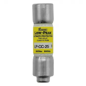 Eaton LP-CC-25 Fusible Class CC de 25A 600V retardado, pack de 10