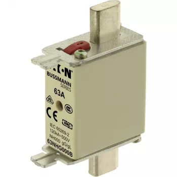 Eaton 63NHG000B Fusible NH, tamaño 0, 63 A, 500 V AC, gG