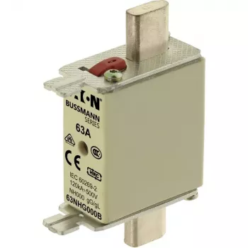 Eaton 63NHG000B Fusible NH, tamaño 0, 63 A, 500 V AC, gG