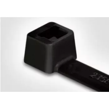 HellermannTyton T50R Bridas negras 200mm x 4,6mm (pack de 100) 138-00019