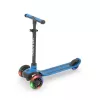 Chillafish Scotti Patinete de 3 ruedas con ruedas luminosas, navy