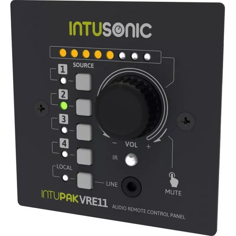 INTUSONIC VRE11 Panel de control remoto para amplificador VRA1100 12604179