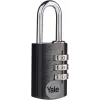 Yale YE3CB/20/121/1/BK candado de combinación 20 mm negro