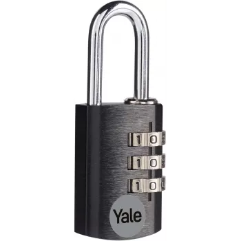 Yale YE3CB/20/121/1/BK candado de combinación 20 mm negro