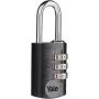 Yale YE3CB/20/121/1/BK candado de combinación 20 mm negro