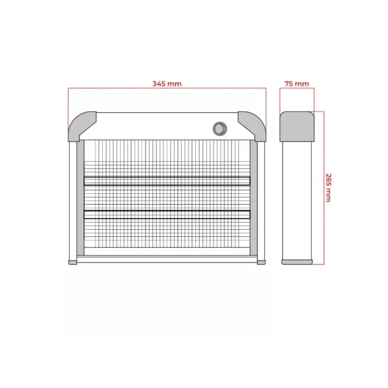 LUMIO lámpara antimosquitos 16W, 230V, 60m² (MKE004)