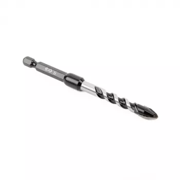 C.K Tools T3115 080 broca para hormigón 8 mm x 105 mm, punta de carburo, vástago hexagonal