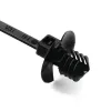 HellermannTyton 150-55610 brida de cuentas, negra, 100mm x 2,5mm, haz máx. 20mm, PA66, reutilizable, 1 ud.