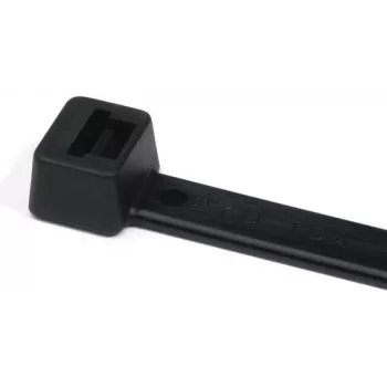 HellermannTyton T50R brida de cable de poliamida negra 200mm x 4,6mm, pack de 100 111-04950