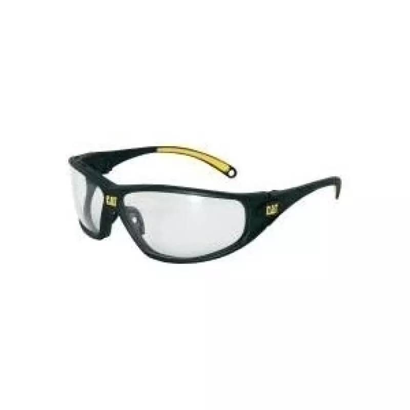 BULLITT CAT Tread 100 gafas de protección lentes transparentes montura negra/amarilla TREAD100CATERPILLAR