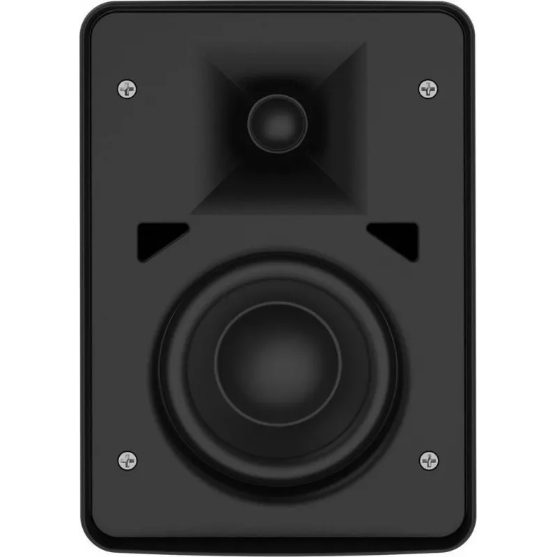 INTUSONIC 4FP40R altavoz de exterior de 2 vías de 4", negro (12604021)