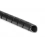 HellermannTyton 161-41104 funda espiral para cables, negra, polietileno, haz de 10-65 mm, 25 m