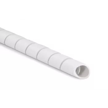 HellermannTyton SBPEFR4 PEFR WH 30 funda trenzada autoajustable, blanca, 30 mm, rollo de 25 m