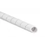 HellermannTyton SBPEFR4 PEFR WH 30 funda trenzada autoajustable, blanca, 30 mm, rollo de 25 m