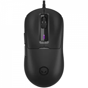 LORGAR MSA10R ratón gaming con cable, PixArt 3311, 6 botones programables, negro (LRG-MSA10R-BK)