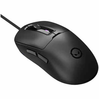 LORGAR MSA10R ratón gaming con cable, PixArt 3311, 6 botones programables, negro (LRG-MSA10R-BK)