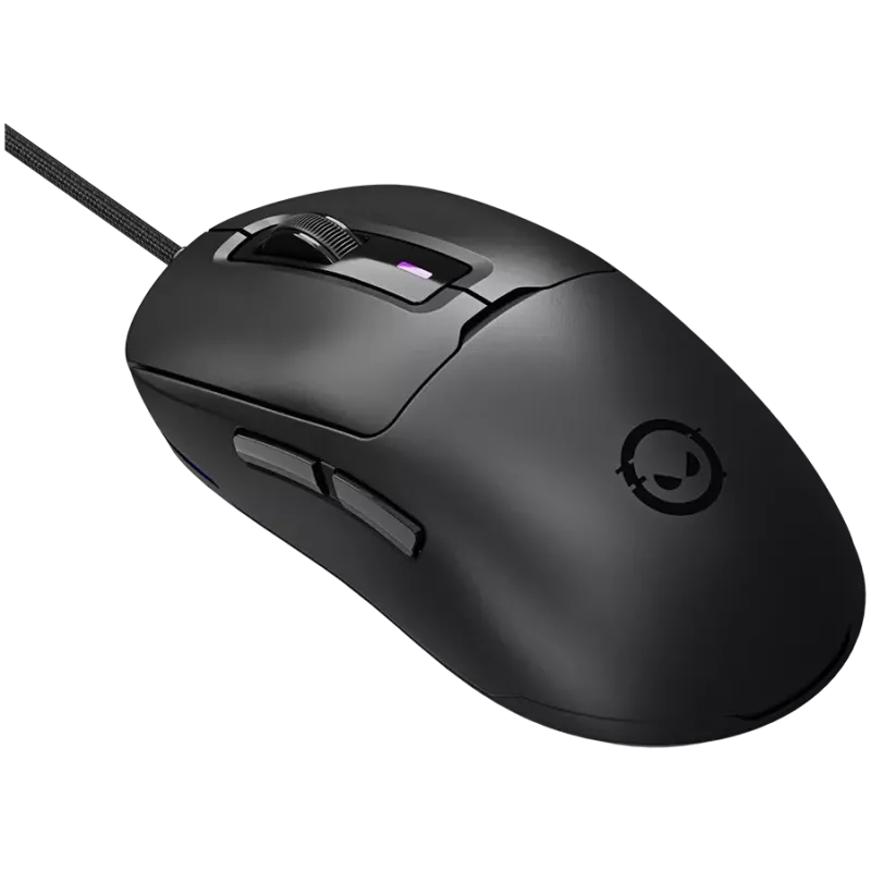 LORGAR MSA10R ratón gaming con cable, PixArt 3311, 6 botones programables, negro (LRG-MSA10R-BK)