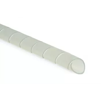HellermannTyton 161-42000 funda espiral transparente de poliamida/polietileno, 30 m x 1,5 mm