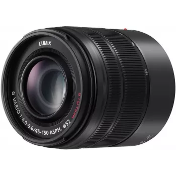 Objetivo Panasonic Lumix G X Vario 45-150mm f/4.0-5.6 ASPH. MEGA O.I.S. (negro) H-FS45150E-K