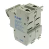 Portafusibles cilíndrico Eaton CH142DU 2 polos, 50 A, 690 V AC, montaje en carril DIN, 14 x 51 mm