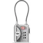 Candado de combinación TSA Yale YTP3/32/350/1 32 mm plata
