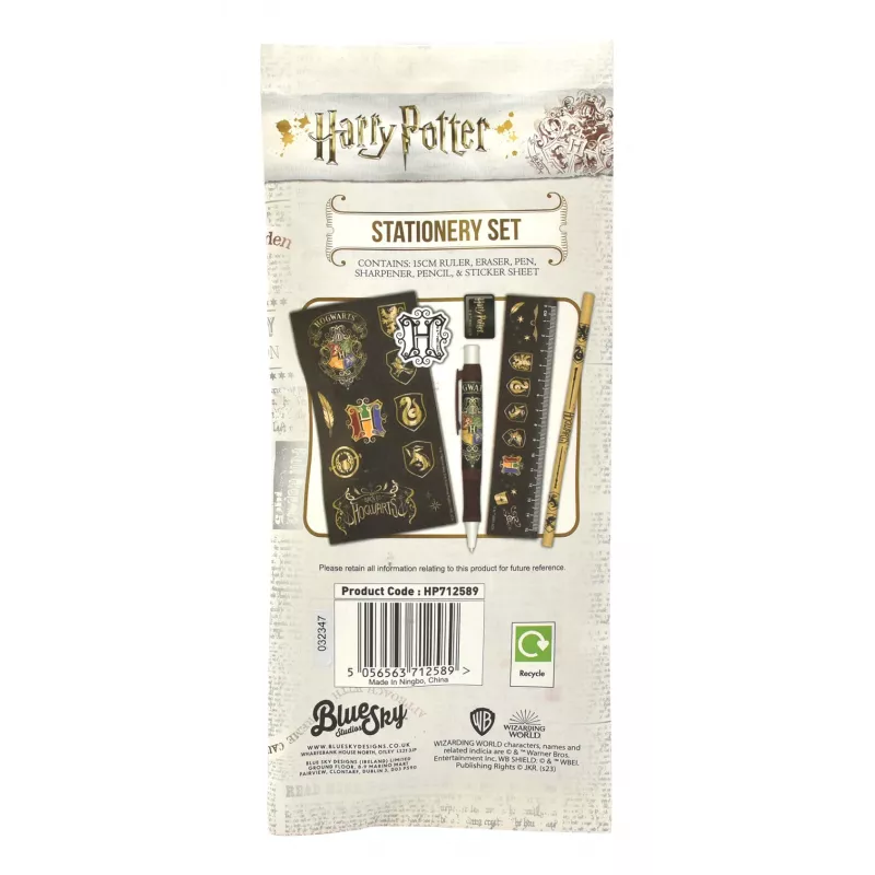 Set de papelería de 6 piezas Thumbs Up 5056563712589 - Harry Potter
