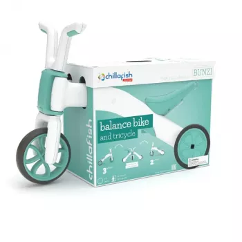 Correpasillos y triciclo 2 en 1 Chillafish Bunzi - Mint