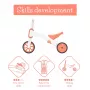 Chillafish Bunzi 2 en 1 correpasillos y triciclo, Flamingo Pink, 1-3 años