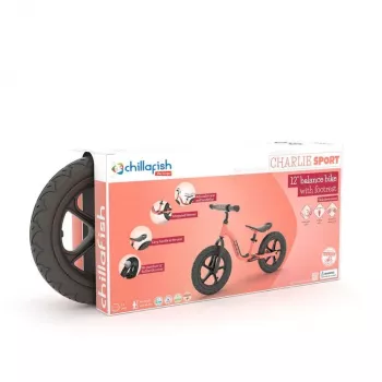 Chillafish Charlie Sport 12 correpasillos, Flamingo Pink, 2-5 años