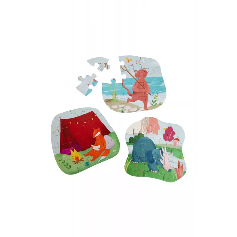 TRIXIE Dog Activity Roll-Out dispensador de premios juguete puzzle, 3 piezas, dificultad ajustable, interior y exterior