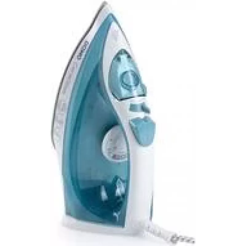 DOMO DO7060S plancha de vapor 2200 W suela cerámica 40 g/min golpe de vapor azul/blanco