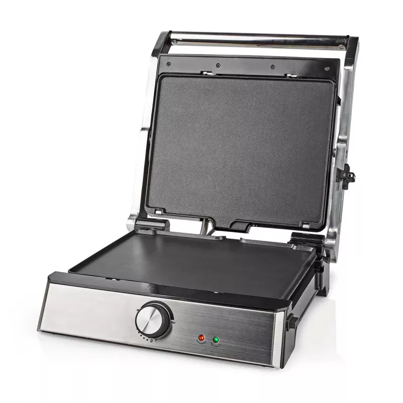 Nedis parrilla de contacto 2000 W negra
