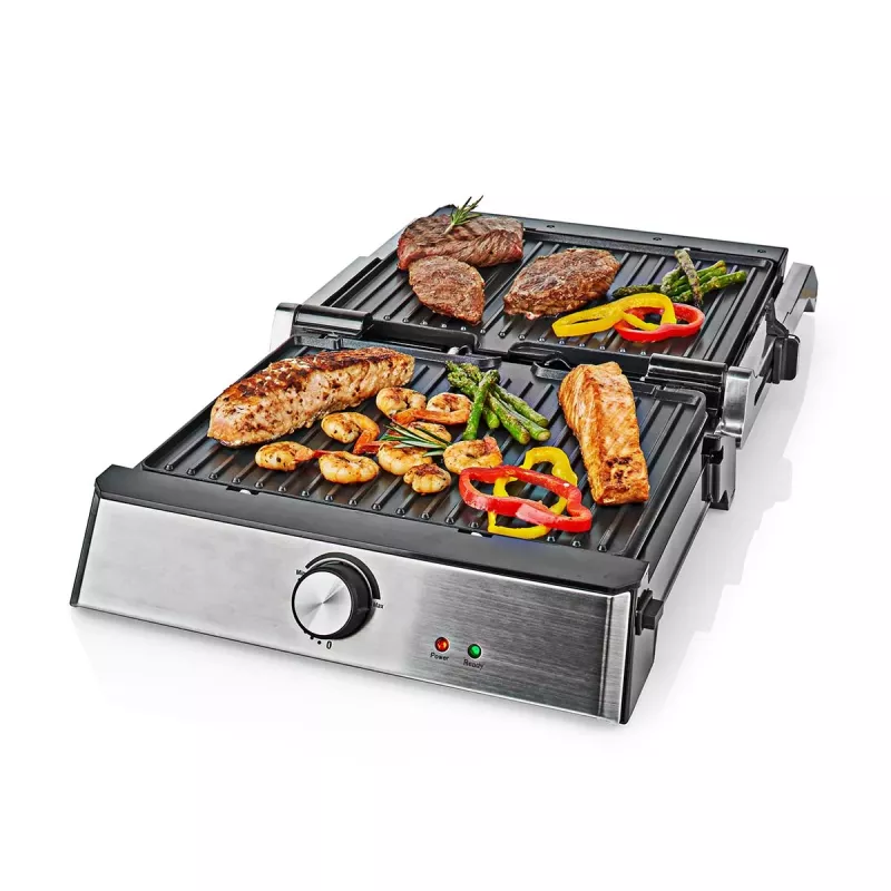 Nedis parrilla de contacto 2000 W negra