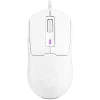 LORGAR MSA10R ratón gaming con cable, PixArt 3311, 6 botones programables, blanco (LRG-MSA10R-WH)