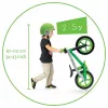Chillafish BMXie 2 bicicleta sin pedales para niños de 2 a 5 años, verde