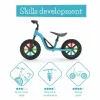 Chillafish Charlie 10 bicicleta sin pedales, azul, con ruedas LED luminosas, para niños de 18 meses a 4 años