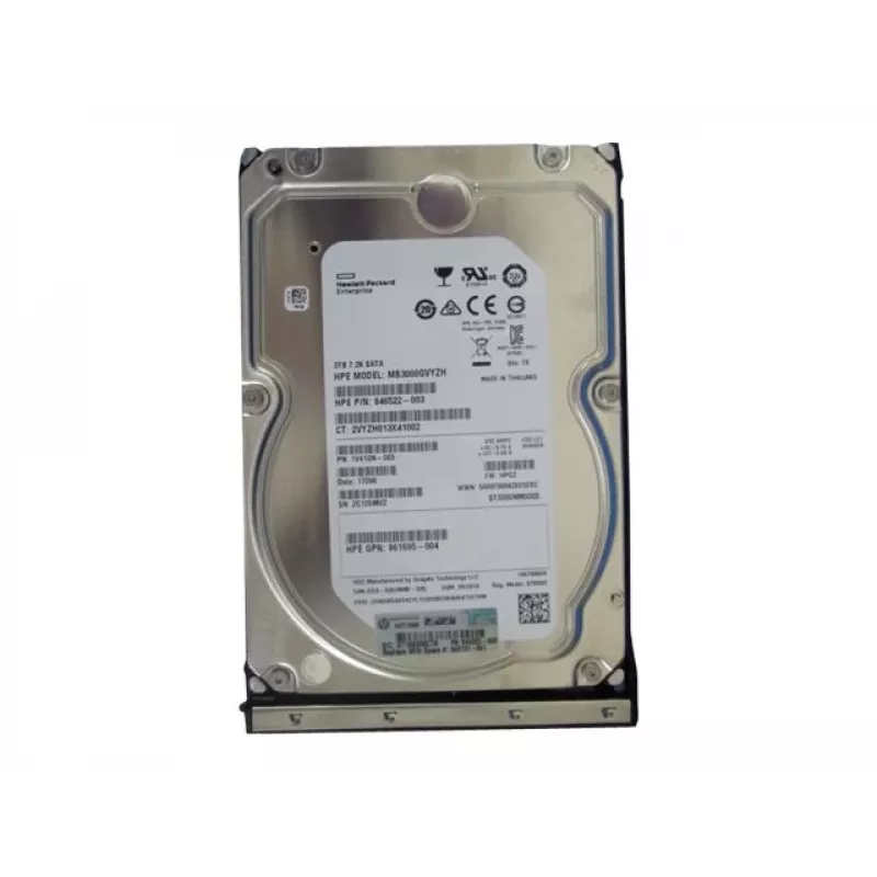 HPE 3TB 6G 7.2K LFF SATA disco duro Midline Low Power (862131-001)