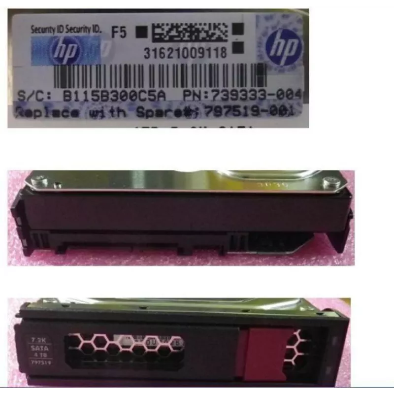 HPE Midline 4TB 3,5 LFF SATA 6Gb/s 7200 RPM disco duro interno para Apollo 4510 Gen9