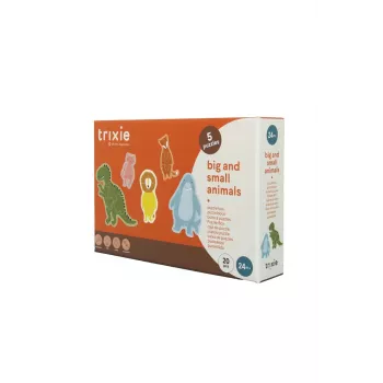 Trixie Puzzle - animales grandes y pequeños (5 puzzles) perro juego de estrategia