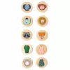 Trixie Dog Activity dispensador de premios juguete rodante - caucho natural madera, apertura ajustable, nivel 1