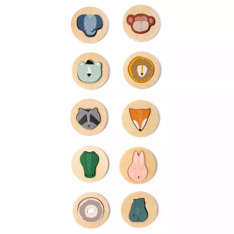 Trixie Dog Activity dispensador de premios juguete rodante - caucho natural madera, apertura ajustable, nivel 1