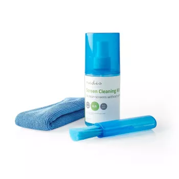 Nedis limpiador en espray para pantallas LED 200 ml con paño de microfibra