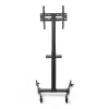 Nedis TVSM5100BK soporte de suelo para televisores de 32-55 pulgadas, negro