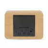 Nedis radio reloj digital, madera