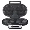 Melissa gofrera doble con forma de corazón 1200W acero inoxidable