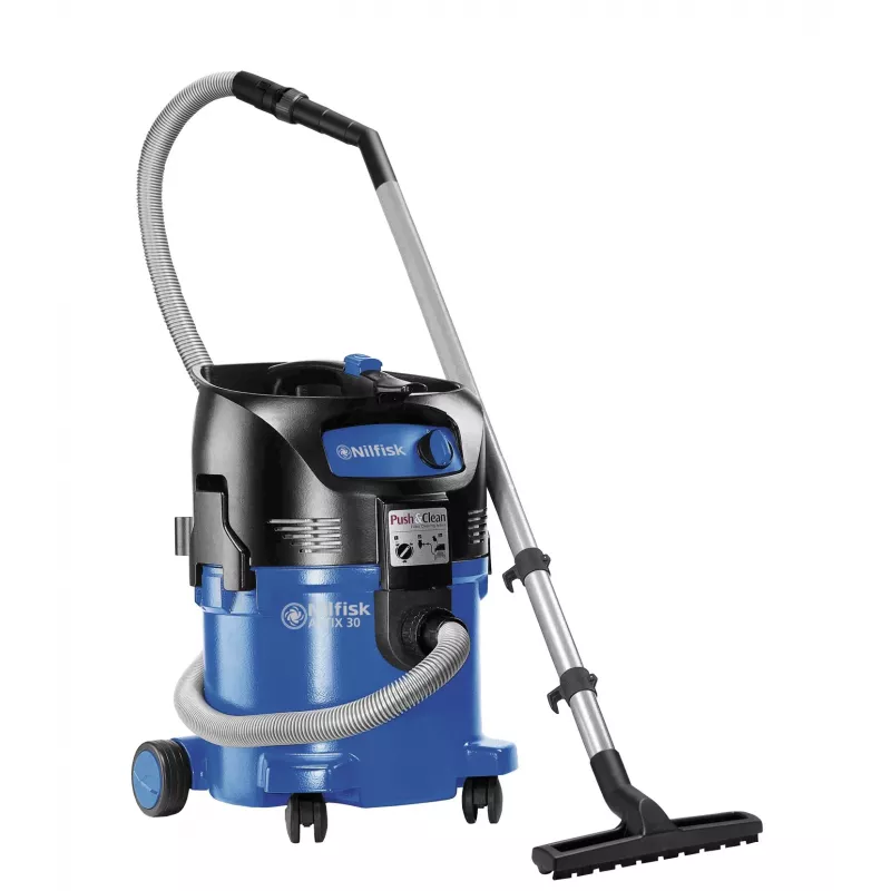 Nilfisk Attix 30-01PC aspirador de agua y polvo 30L azul/negro 107413591