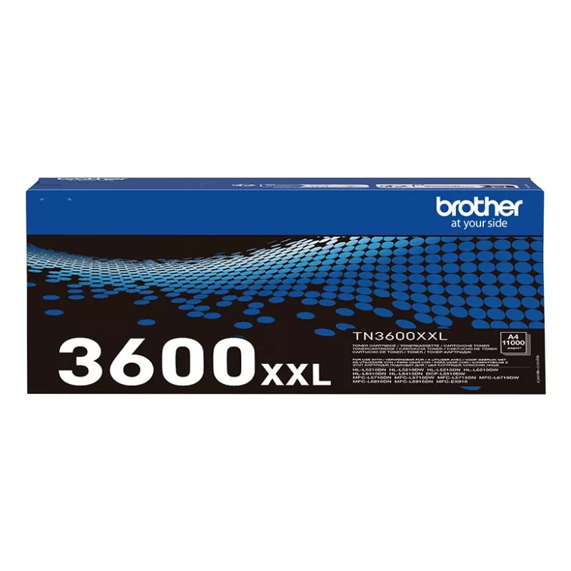 Brother TN-3600XXL cartucho de tóner negro (rendimiento extra alto, 11.000 páginas) 8690963