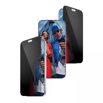 PanzerGlass protector de pantalla de privacidad 2 vías para Apple iPhone 2026 Pro Max | Ultra-Wide Fit con EasyAligner