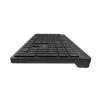 Natec Tang US Teclado inalámbrico Bluetooth + 2,4 GHz Silent Slim Negro